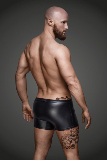 H006 Sexy shorts mit heißen Details schwarz