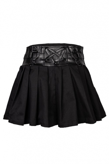 Black Pistol Hells Mini Skirt schwarz