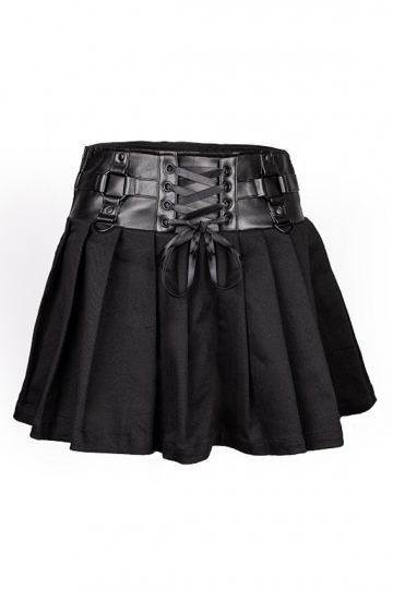 Black Pistol Hells Mini Skirt schwarz