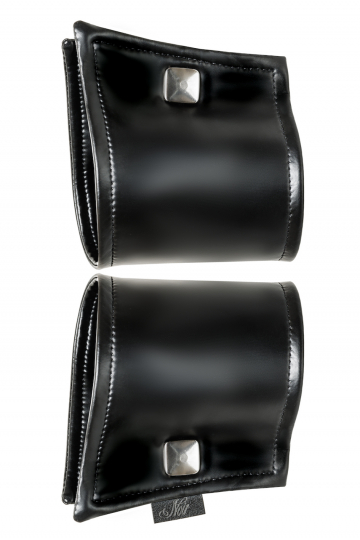 H075 Paar Handgelenk-Geldbörse mit verstecktem Reißverschluss schwarz