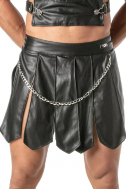 Kinky Gladiator Skirt For Men schwarz